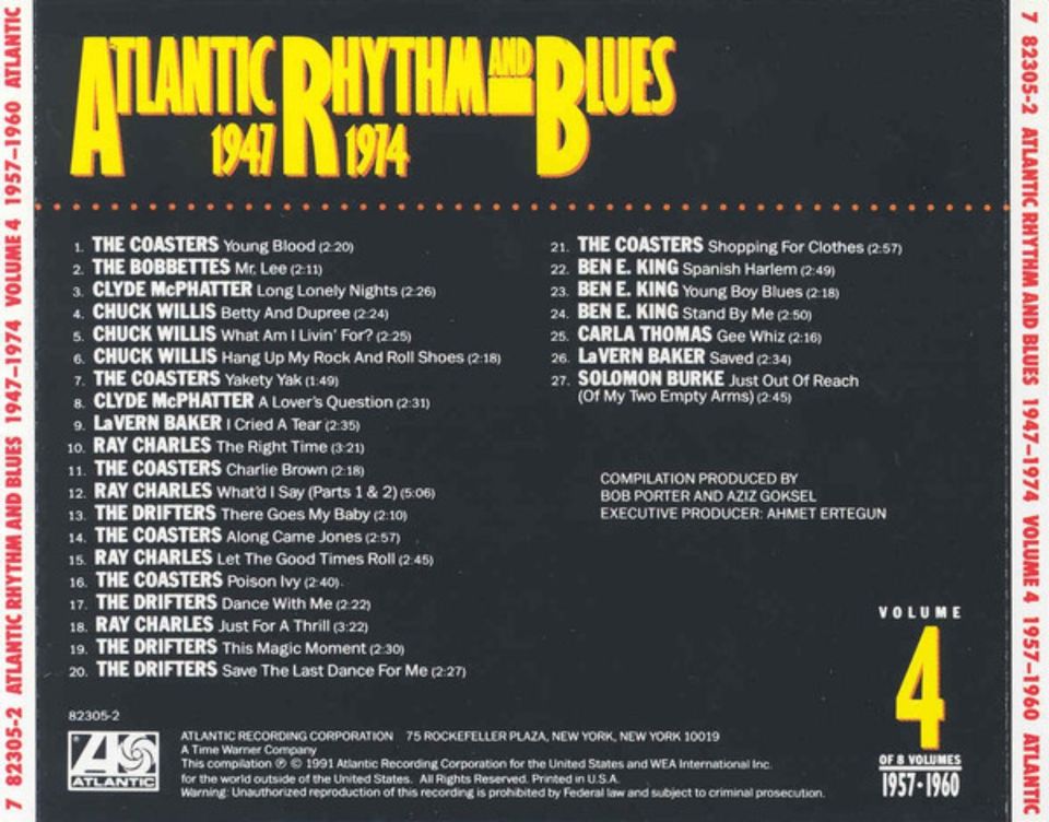 Atlantic Rhythm and Blues 1947-1974  8 CD-Box im LP-Format in Bremen