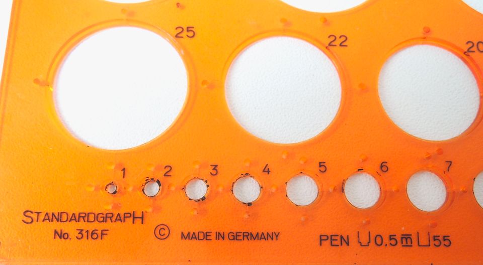 Rotring Zeichen,- Schriftschablonen Standardgraph Technisches Z. in Berlin