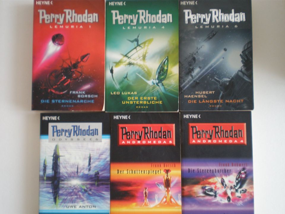 6 ROMANE- PERRY RHODAN- SCIENCE FICTION- LEMURIA- ODYSSEE- ANDROM in Berlin