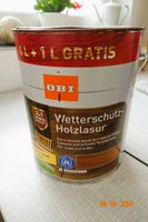 4 + 1 Liter Wetterschutz Holzlasur TEAK Nordrhein-Westfalen - Rheine Vorschau