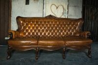 Einzigartiges Vintage Chesterfield Sofa im Biedermeier Stil Leder Hessen - Kassel Vorschau