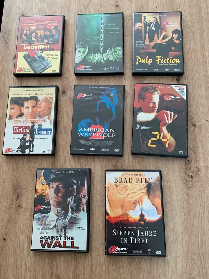 8 DVD TV Movie Tibet 24 Werwolf Faculty Pulp Fuction in Vechta