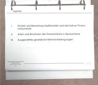 Lehrgangsunterlagen-Einsatz / Bewertung trad. und derivat. Fi Hessen - Limburg Vorschau