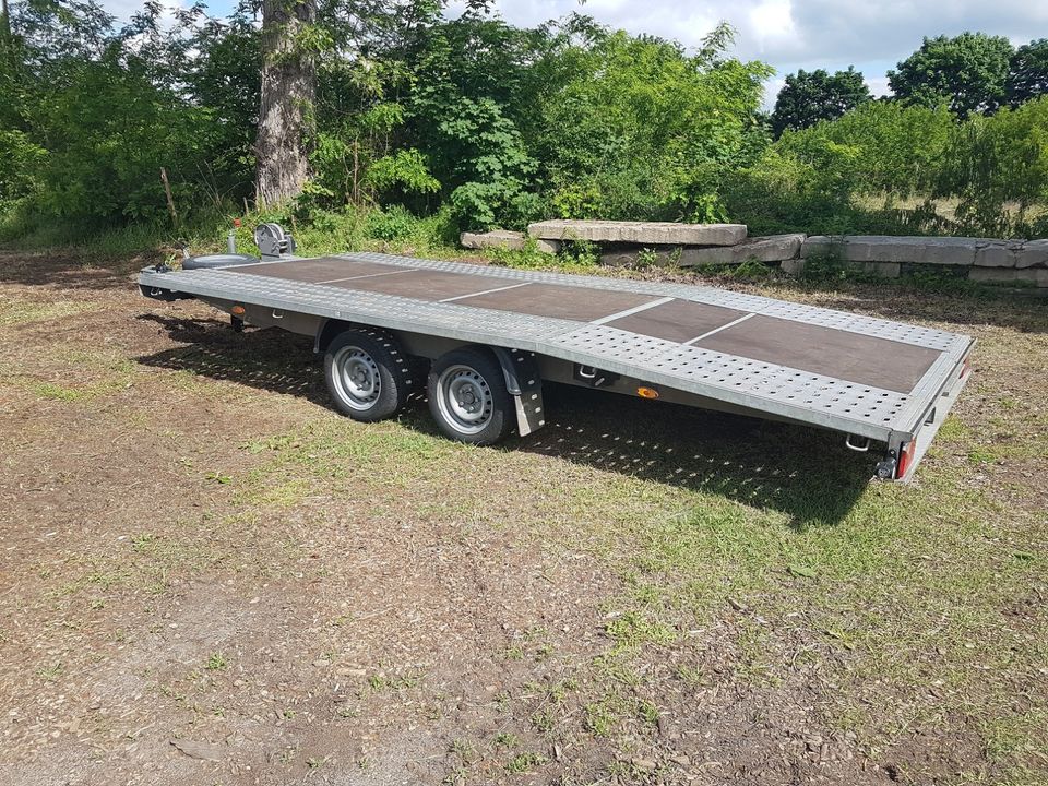 Vermietung Autotransportanhänger Autotrailer 2700kg / 2020kg 4,5m in Gräfenhainichen