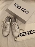 Kenzo Sneaker Schuhe Gr 38 Leder Weiß mit OVP Hessen - Wiesbaden Vorschau