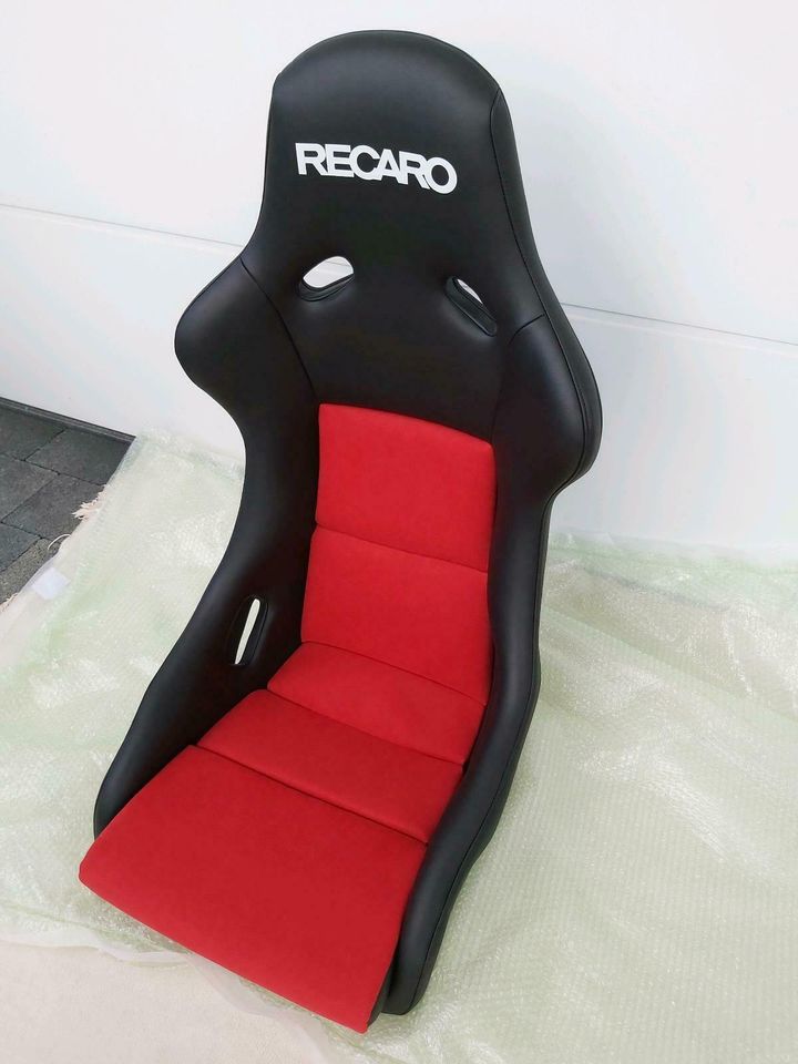 Liontuning - Tuningartikel für Ihr Auto  RECARO Schalensitz Rennsitz  Sportsitz Pole Position ABE Kunstleder Dinamica schwarz 070.77.0885