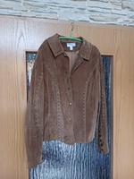 Lederjacke Gr.36 beige mit Nieten Hessen - Bad Soden-Salmünster Vorschau