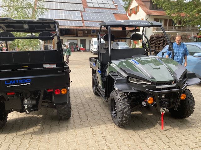 Quad UTV LM1100, Powered by Kubota Diesel, Kippladefläche in Maulburg