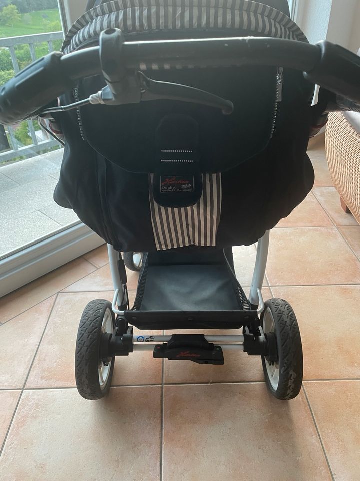 Kinderwagen mit Wanne und Maxi Cosi Adapter Harran Racer GT in Altensteig