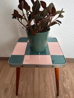 Midcentury DDR Vintage Blumenbank Hocker Echtholz Brandenburg - Herzfelde Vorschau