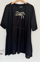 Tunika, Negligee, Jacke, Stickerei Palme schwarz Gr.M 100% BW Düsseldorf - Stadtmitte Vorschau