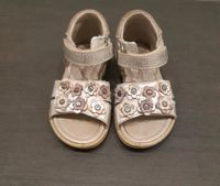 Romagnoli Mädchen Sandalen Gr.23 Schuhe Sommer Blume Silber Klett Baden-Württemberg - Erligheim Vorschau