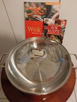 Wok  mit Glasdeckel von WMF und Rezeptbücher Wandsbek - Hamburg Hummelsbüttel  Vorschau