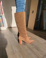 Stiefel Leder braun Mango Größe 36 Höhe 44cm kaum getragen Nordrhein-Westfalen - Minden Vorschau