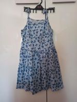 Kleid Gr. 128 blau mit Schmetterlinge Sommer top Zustand! Brandenburg - Hohenbocka Vorschau