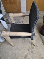 12 Kunststoff-Rattangeflecht Terrassenstühle Niedersachsen - Tespe Vorschau