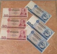 DDR Geldscheine 3x 50 Mark 3x 100 Mark Banknoten Hessen - Baunatal Vorschau