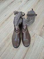 Tommy Hilfiger Damen Strick Stiefel braun Gr 39 Hessen - Geisenheim Vorschau