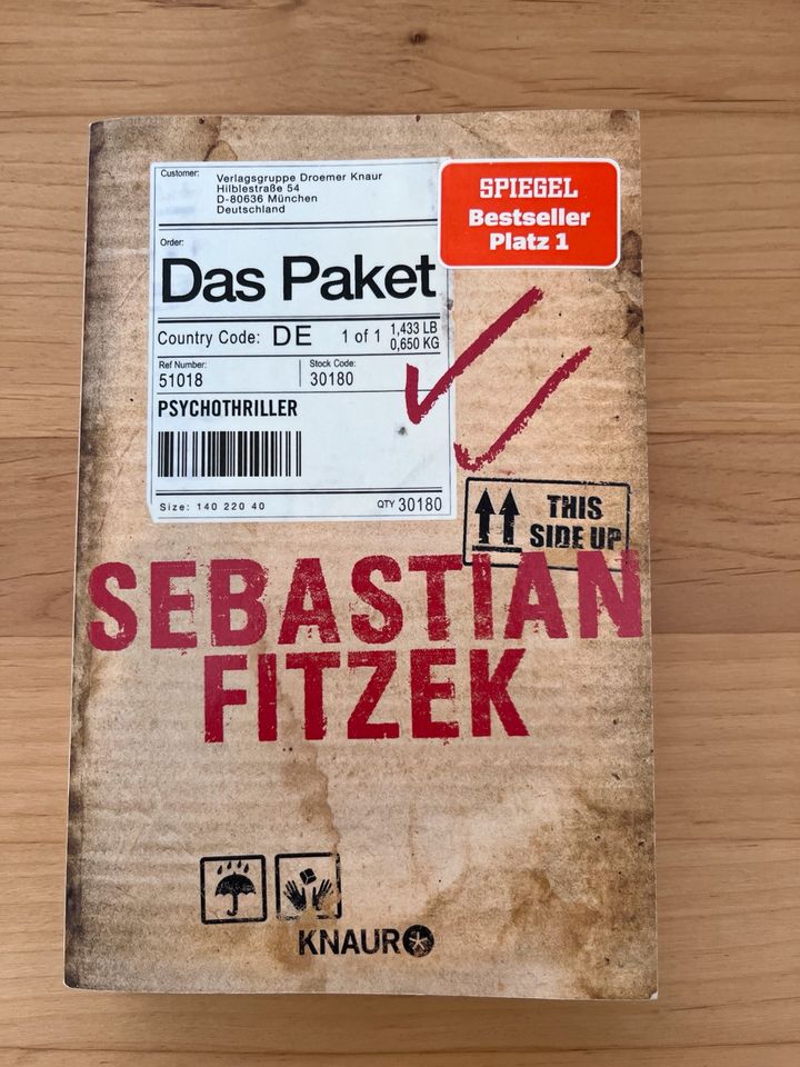 Sebastian Fitzek - Das Paket in Engelsbrand