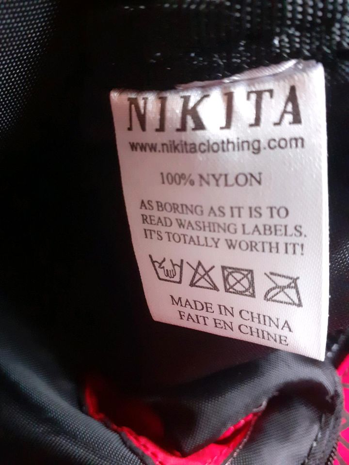 Tasche Einkaufstasche Nikita Bag NEU rot Muster in Langenselbold
