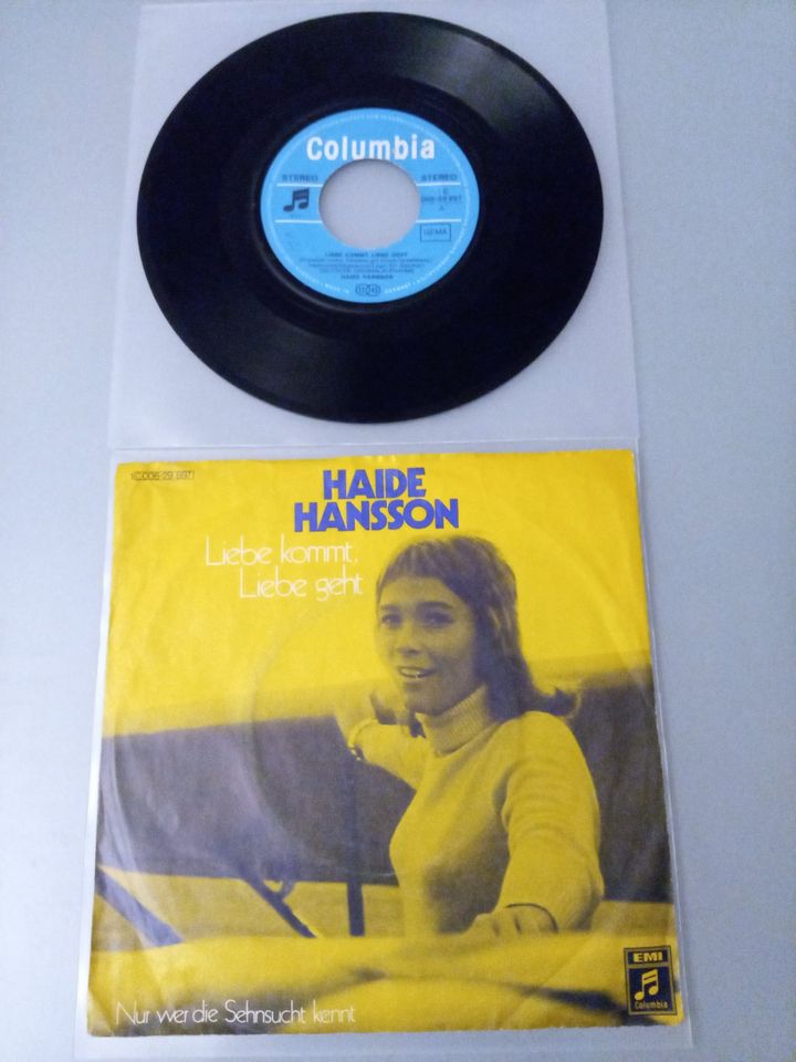 Haide Hansson Single – Liebe Kommt, Liebe Geht  – von 1972 in Köln