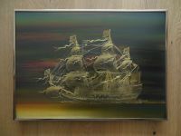 Bild maritime Kunst Segelschiff Golden Devil Metallic Art Canada Bayern - Kissing Vorschau