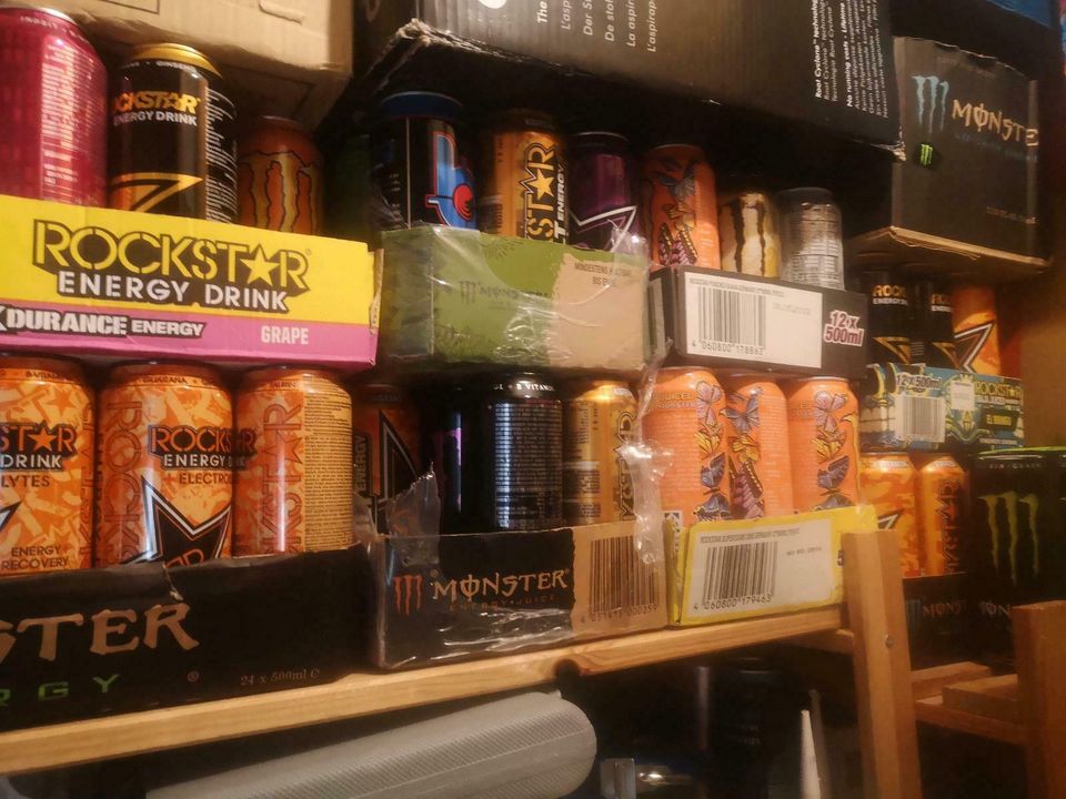 Energy Drink, Rockstar, Monster Red Bull, Full collector Cans, in Augsburg