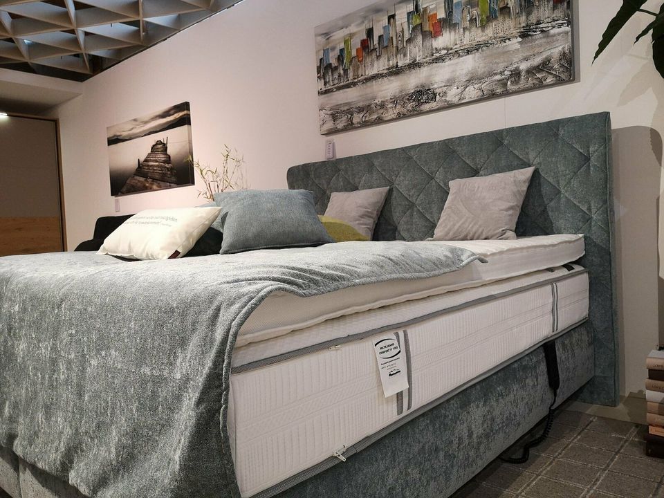 Boxspringbett "Ausstellungsstück" über 60 % in Au