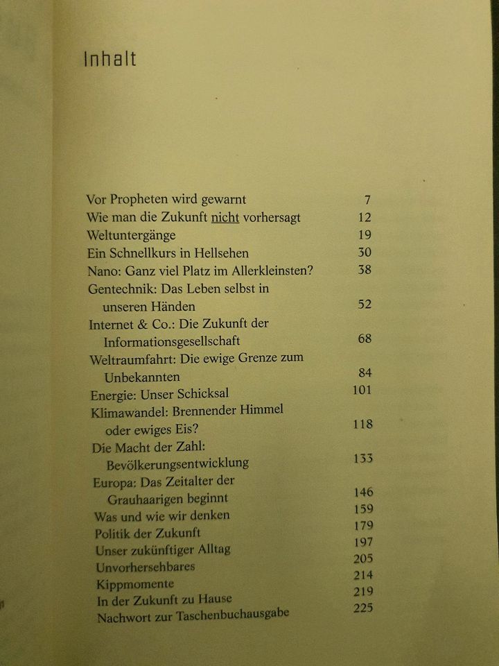 Das Buch der Zukunft Reise in die Zukunft Spannung A.Eschbach in Nordhausen