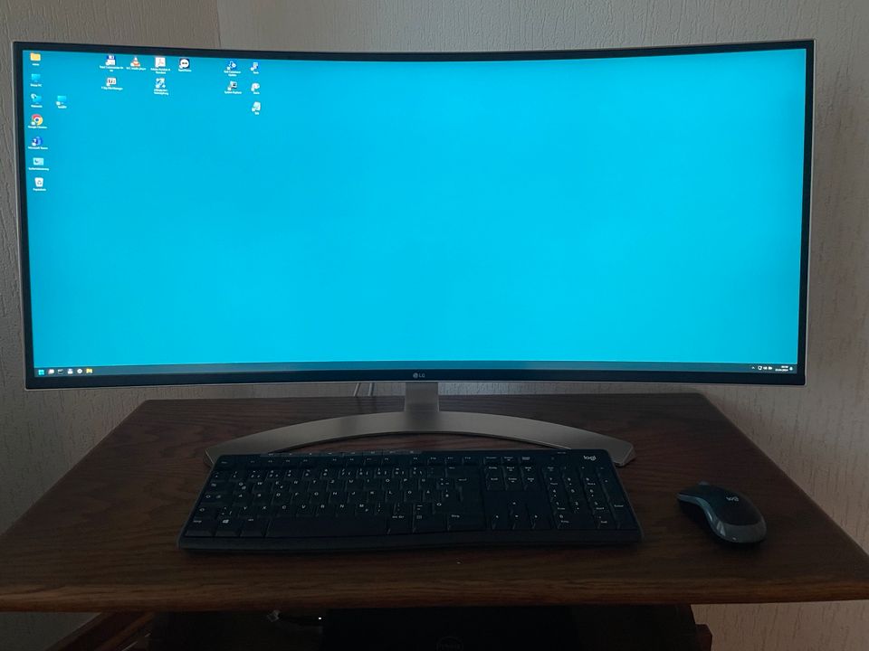 LG 21:9 Curved UltraWide Monitor 38UC99 LG 95cm top Zustand in Lünen