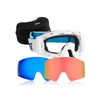 Brilleke Snowboardbrille, Skibrille mit 2 farbigen Linsen & Etui Hessen - Rabenau Vorschau