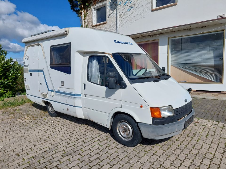 Ford Transit MK3 Wohnmobil Concorde 2.5 Diesel Oldtimer Küche WC in Alfeld (Leine)