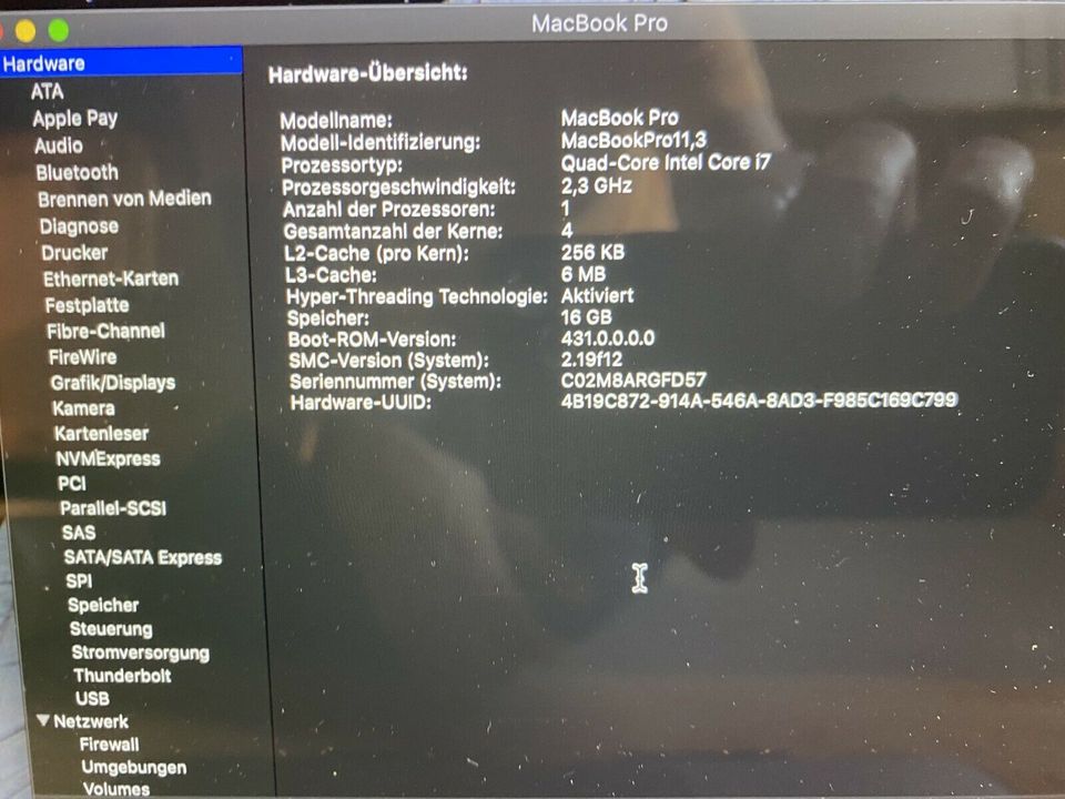 DEFEKT! MacBook Pro Late 2013 - i7 - 15“ - 16GB - GeForce GT 750M in München