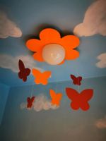 Kinderzimmer Deckenlampe Blume mit Schmetterlingen Sachsen - Eibenstock Vorschau