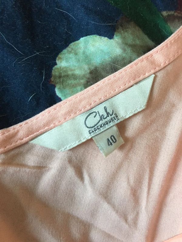 Kleid c&a Gr 40 Knopfleiste Farbverlauf apricot pink Sommer in Herne