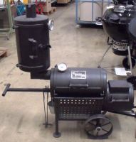 Nette Lette Smoker Grill 16" mit Räucherkamin (iKM 14) Nordrhein-Westfalen - Rees Vorschau