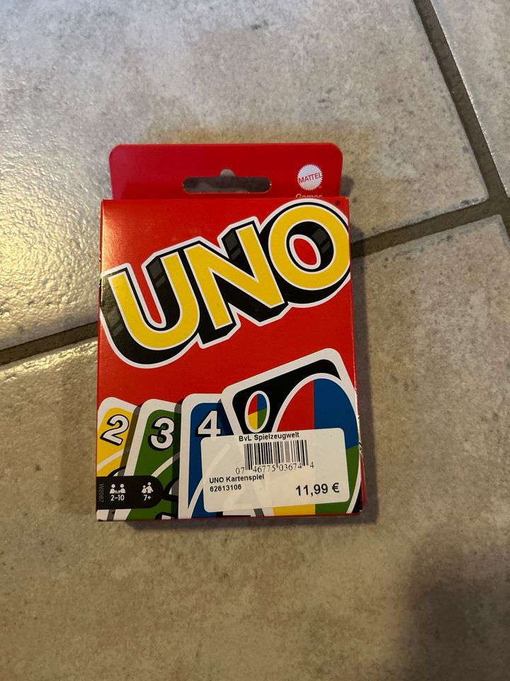 UNO Kartenspiel zu verkaufen, unbenutzt, Spiel Gesellschaftss in Lünne