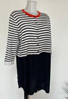 Cos Kleid marine weiss orange gestreift Gr. L Viscose Knopf Bayern - Greifenberg Ammersee Vorschau