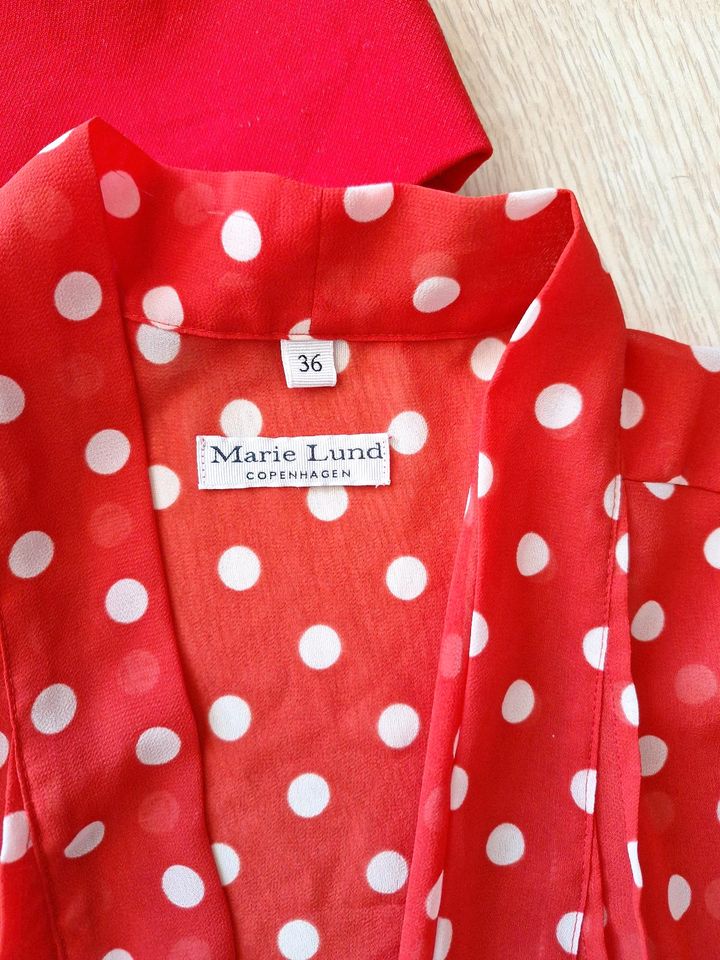 Marie Lund Bluse Polka Dots Gr.36, transparent,  in Pinneberg