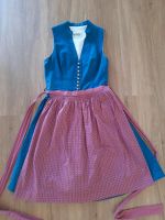 Dirndl blau/altrosa Gr.36 Bayern - Windorf Vorschau