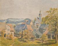 Gemälde E(rich) (Martin) Müller - Sissach/Schweiz 1913 signiert Niedersachsen - Sarstedt Vorschau