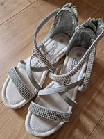 Tom Tailor Sandale Silber Gr.  36 Bayern - Westendorf b Kaufbeuren Vorschau