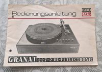 RFT Granat Bedienungsanleitung DDR Original Dresden - Kleinzschachwitz Vorschau