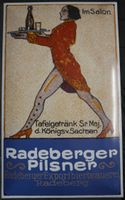 Emailschild , Radeberger Pilsner ,Werbung Sachsen - Görlitz Vorschau
