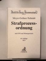 Strafprozessordnung 64. Auflage 2021 Meyer-Goßner/Schmitt München - Maxvorstadt Vorschau
