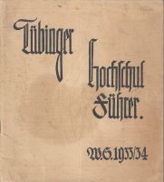 Tübinger Hochschulführer Wintersemester 1933/34 Niedersachsen - Barßel Vorschau