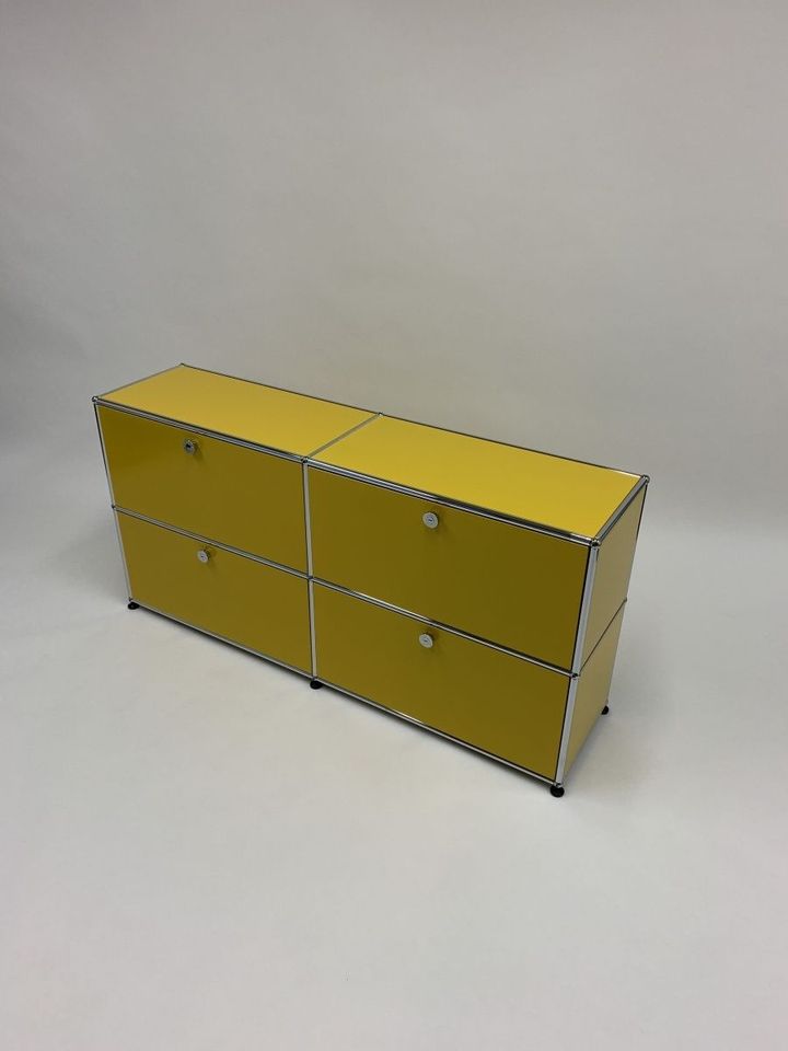 USM Haller Sideboard Goldgelb 153x37x74cm Refurbished in Frankfurt am Main