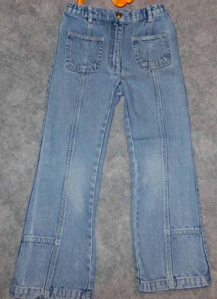 Vintage Hose Jeans lang 116 blau Jungen Mädchen Papagino in Dettingen an der Iller