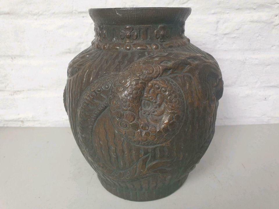Keramik,Vase,antik,vintage,Schlange,gothic,celtic,viking,larp in Köln