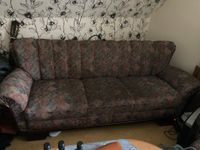 Vintage 3-Sitzer-Sofa mit 2 Cocktailsesseln aus Großmutters Zeit Nordrhein-Westfalen - Brilon Vorschau